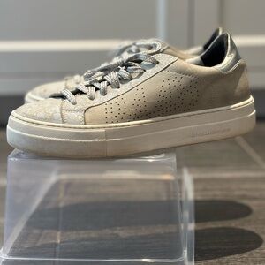 P448 Gray and Silver Sneakers